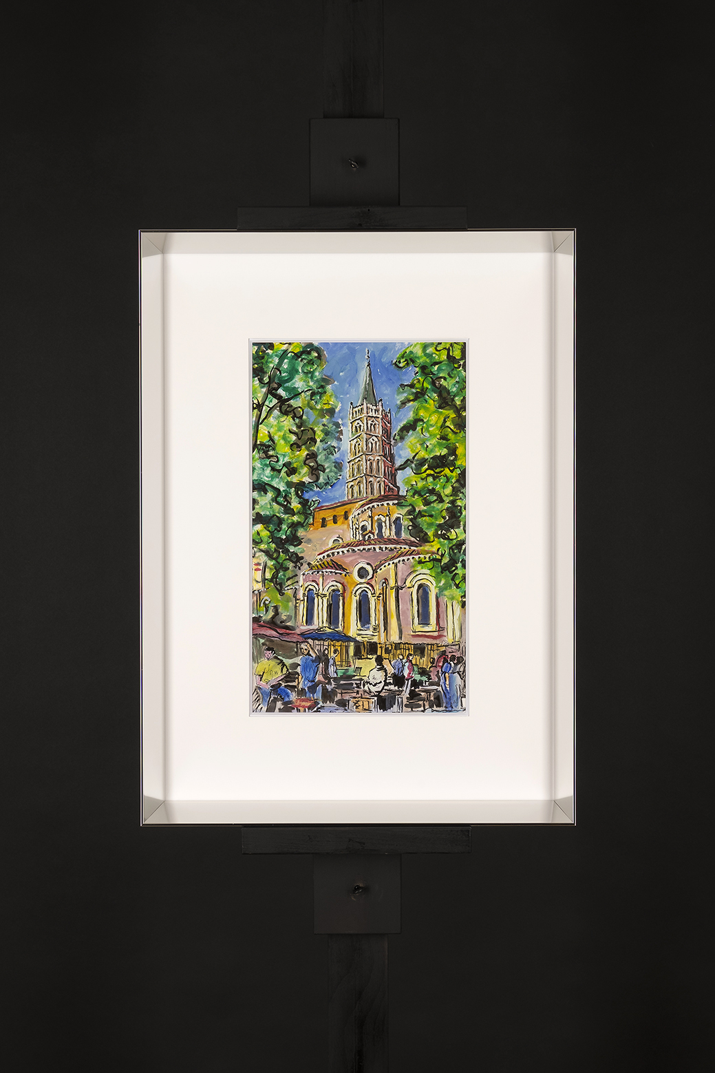 PUNSOLA Daniel - Jour de marché à Saint-Sernin