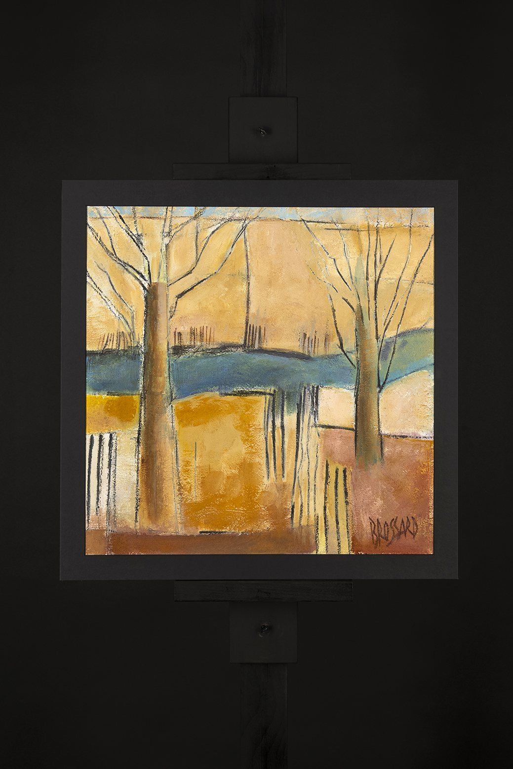 BROSSARD Bernard - Paysage d'Hiver
