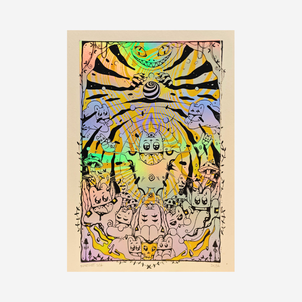 EL MOOT MOOT - Hypnose (holographique jaune, papier crème)