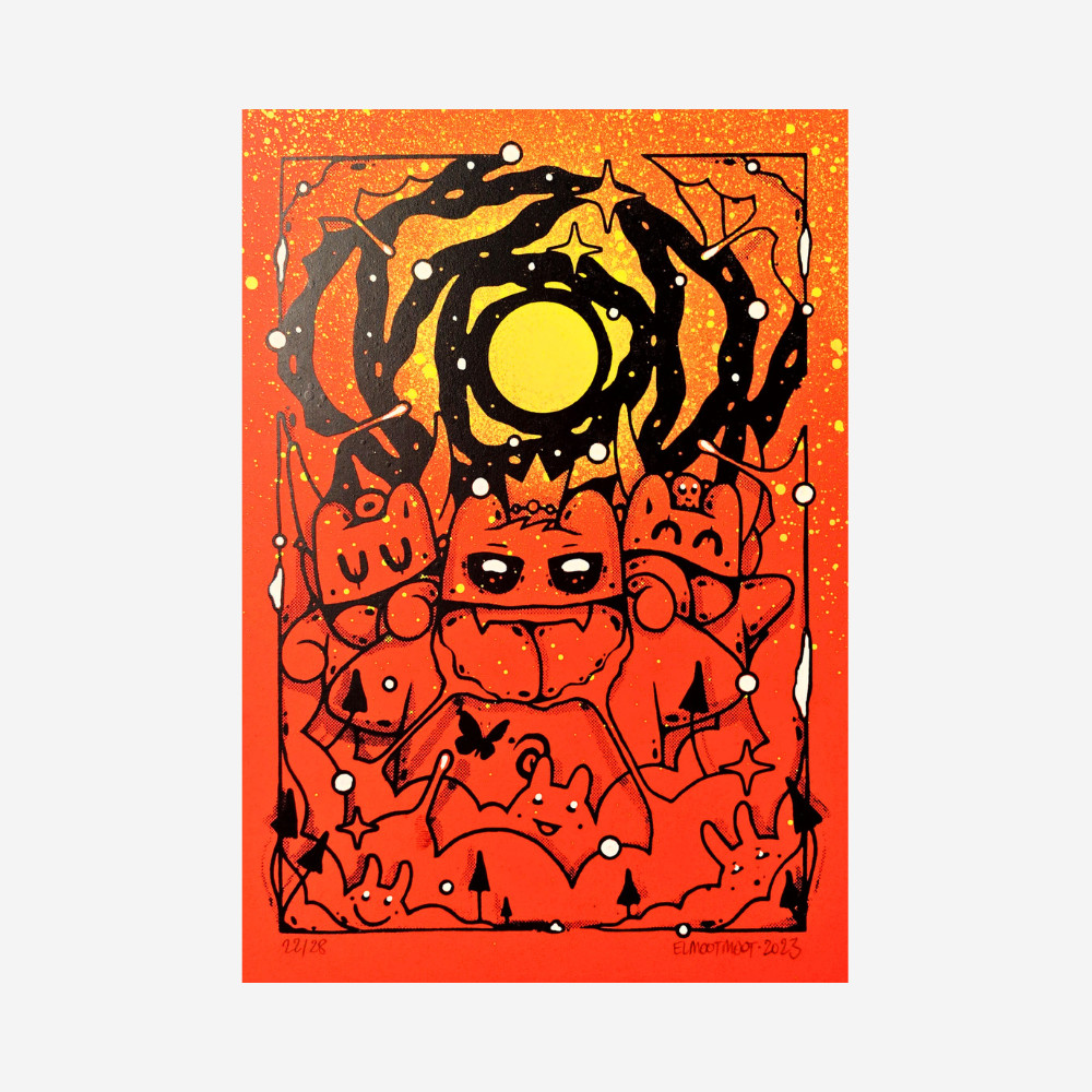 EL MOOT MOOT - Les 3 Moots (papier rouge)