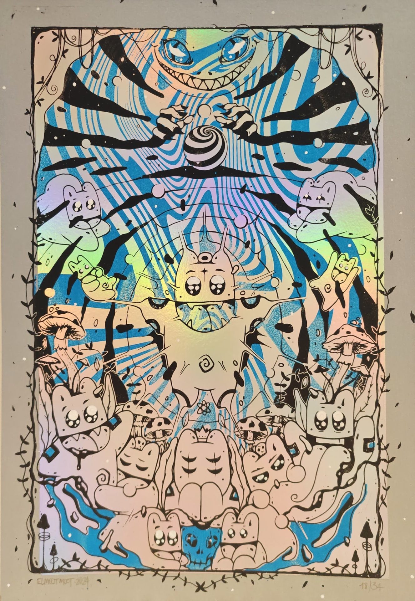 EL MOOT MOOT - Hypnose (holographique bleu)