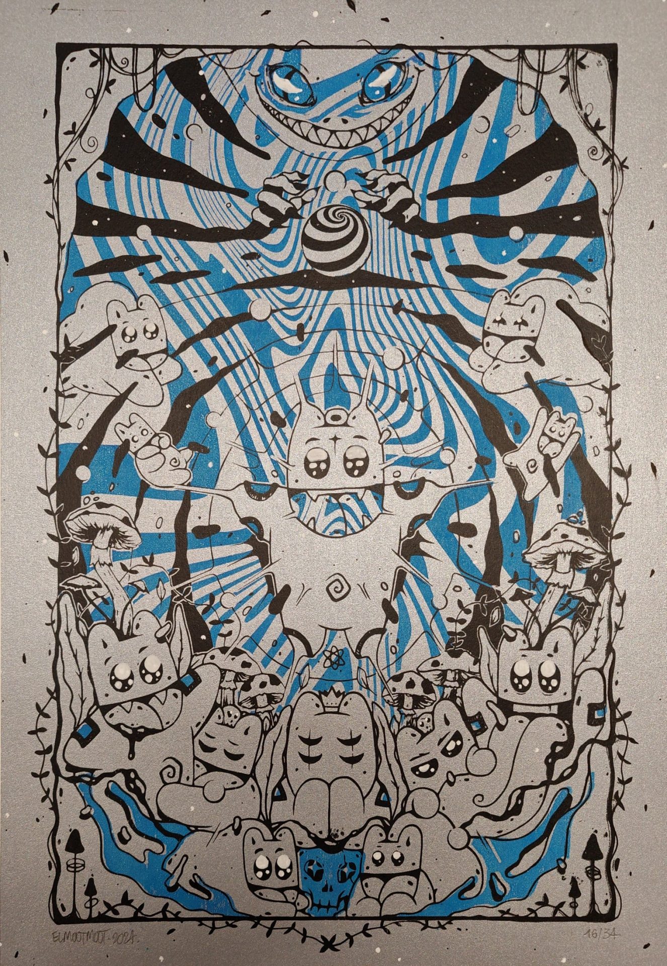 EL MOOT MOOT - Hypnose (argent & bleu)