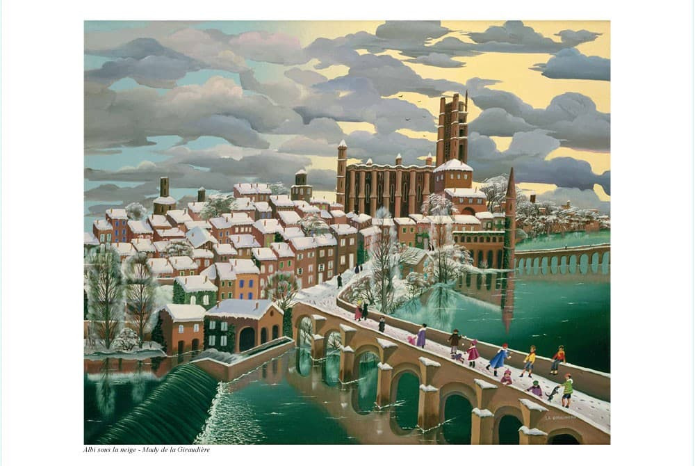 Mady DE LA GIRAUDIÈRE - Albi Sous La Neige