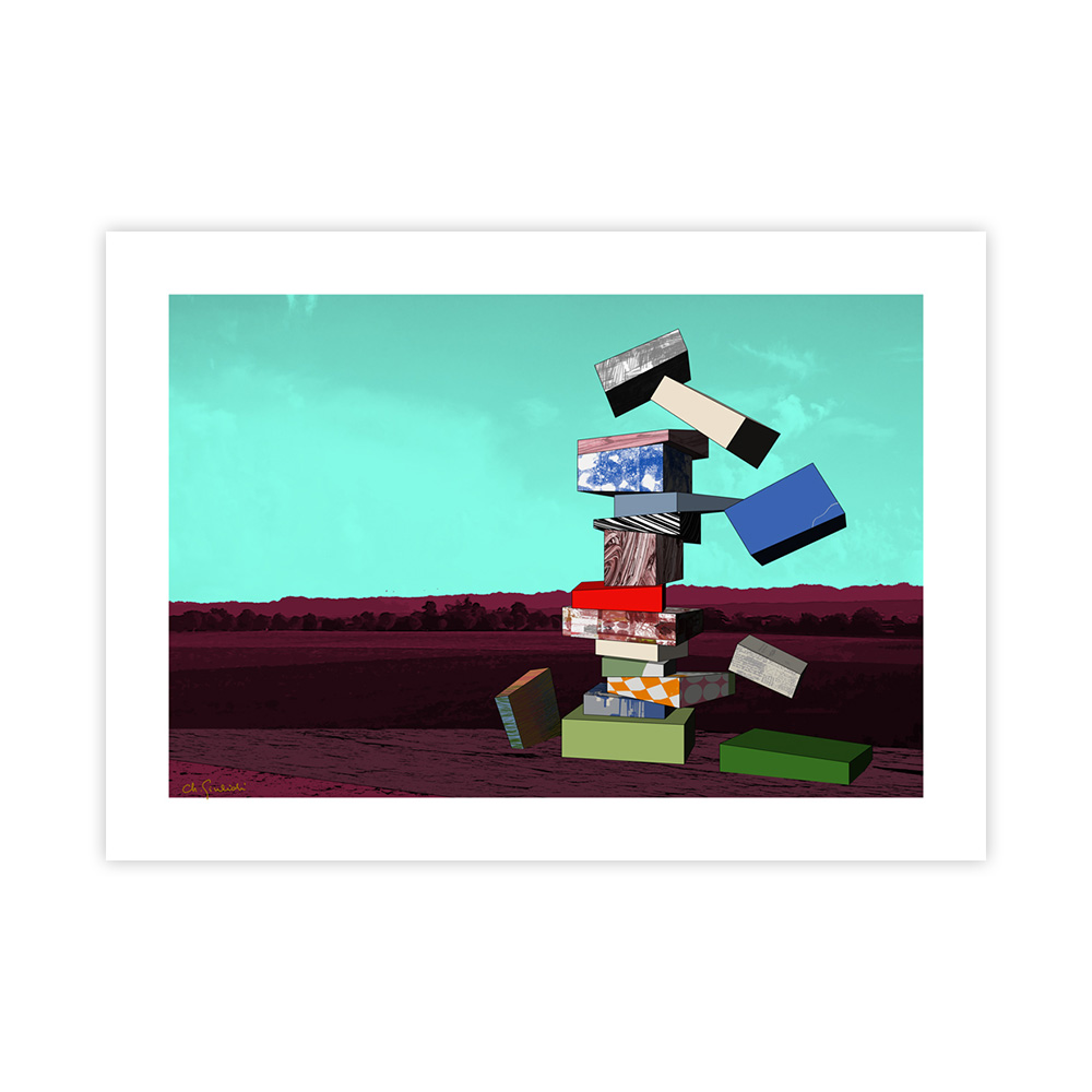 affiche art numérique edifices magie charles giulioli