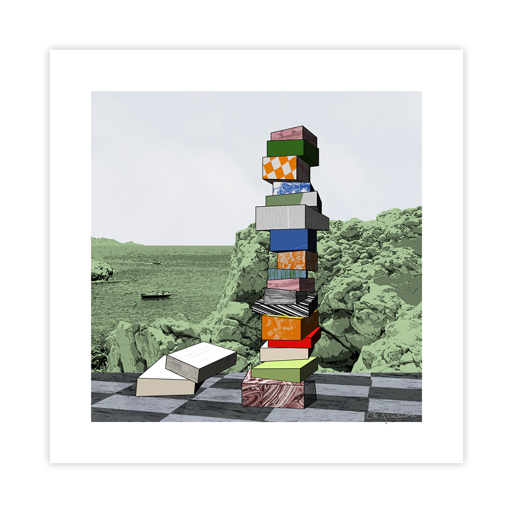 affiche art numérique edifices patience charles giulioli