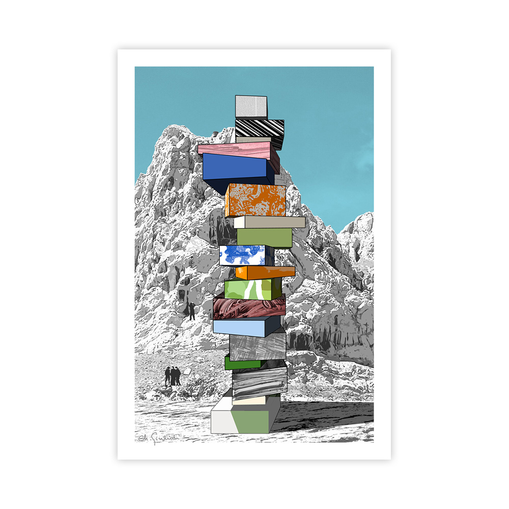 affiche art numérique edifices vanite charles giulioli